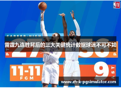 雷霆九连胜背后的三大关键统计数据球迷不可不知 雷霆九连胜背后的三大关键统计数据球迷不可不知